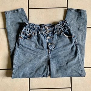 Wild Fable paper bag straight leg jeans